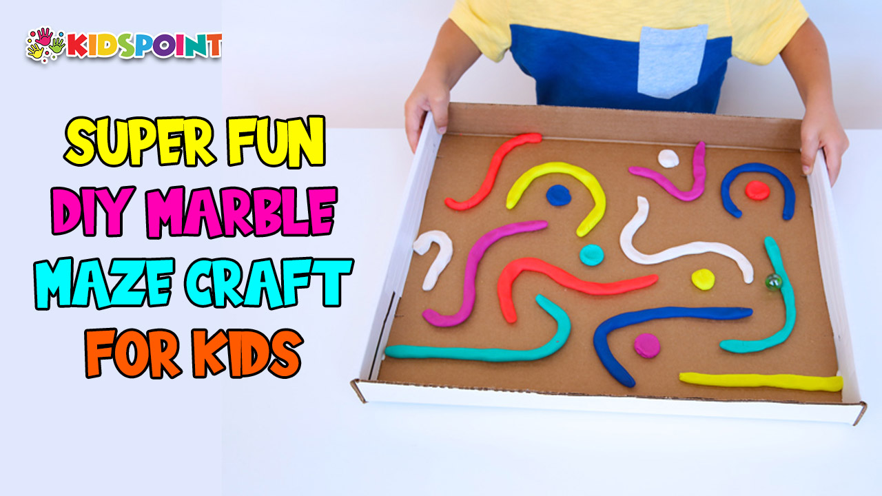 Super Fun DIY Marble Maze Craft for Kids