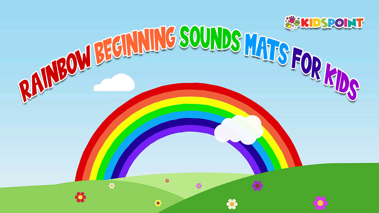 Rainbow Beginning Sounds Mats for Kids