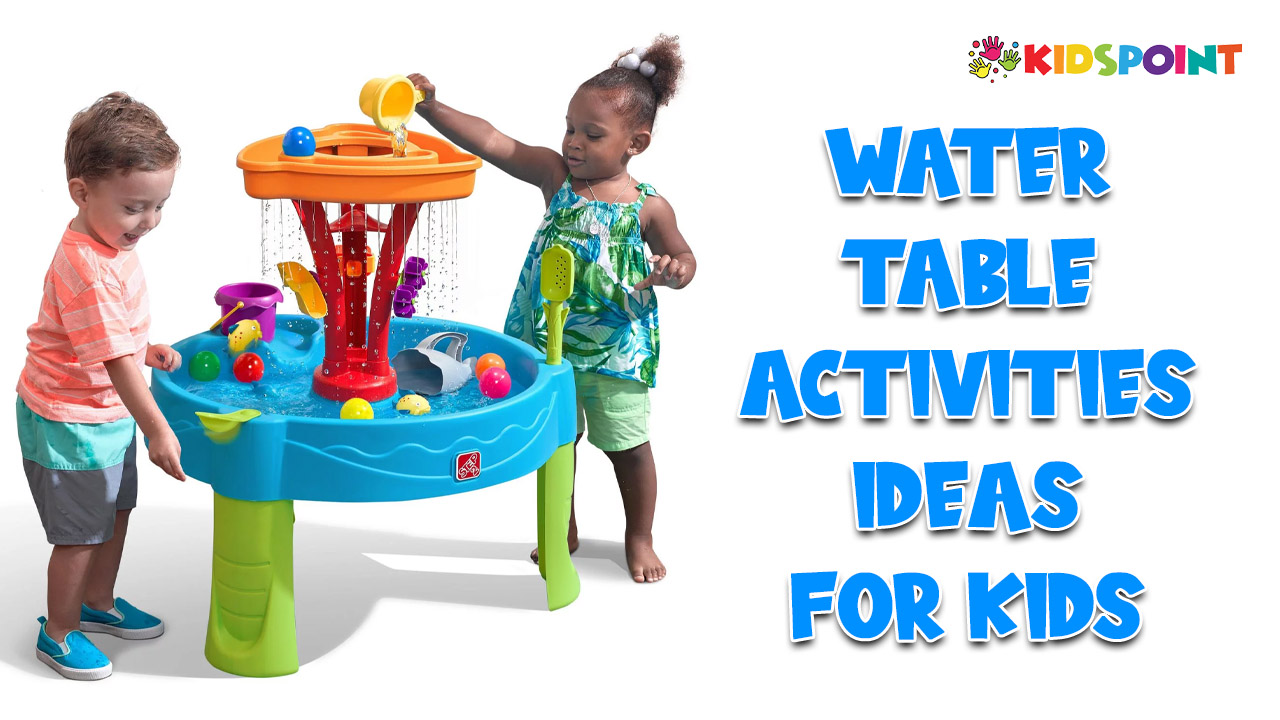 Water Table Activities Ideas for Kids