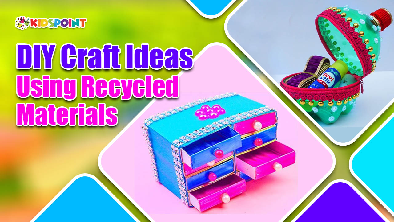 diy craft ideas using recycled materials