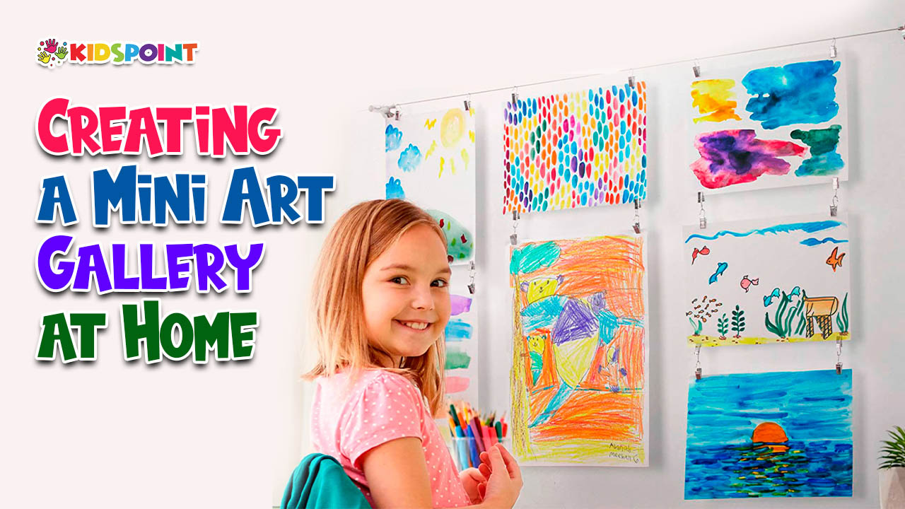 step-by-step guide to creating a mini art gallery at home