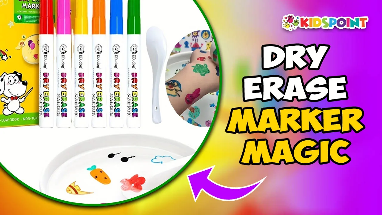 dry erase marker magic fun and easy science tricks!