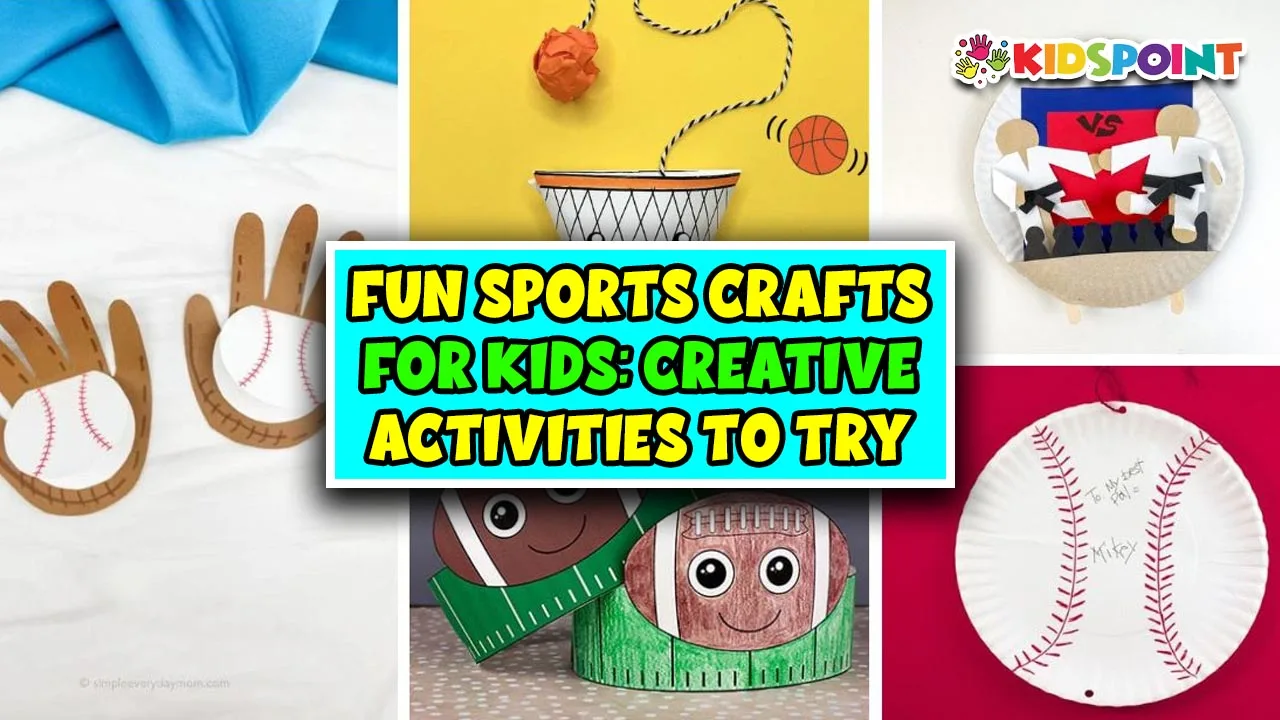 fun sports crafts for kids creative activities to try