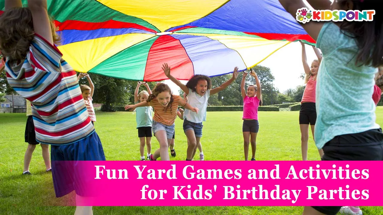 fun yard games and activities for kids' birthday parties