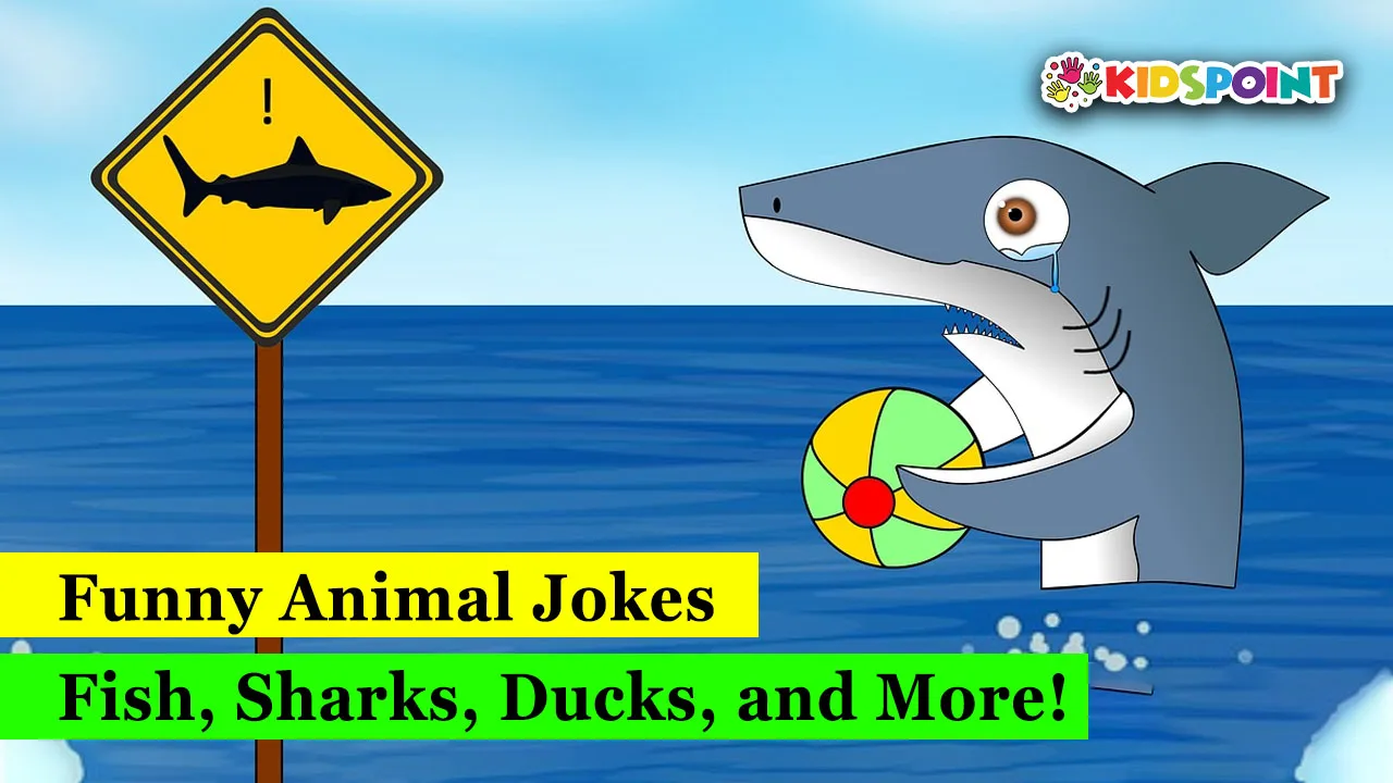 funny animal jokes fish, sharks, ducks, and more!