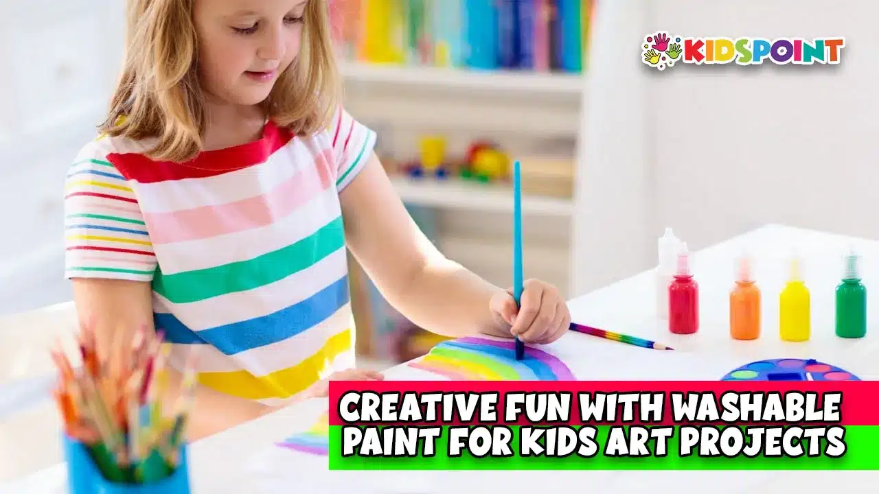 creative fun with washable paint for kids art projects