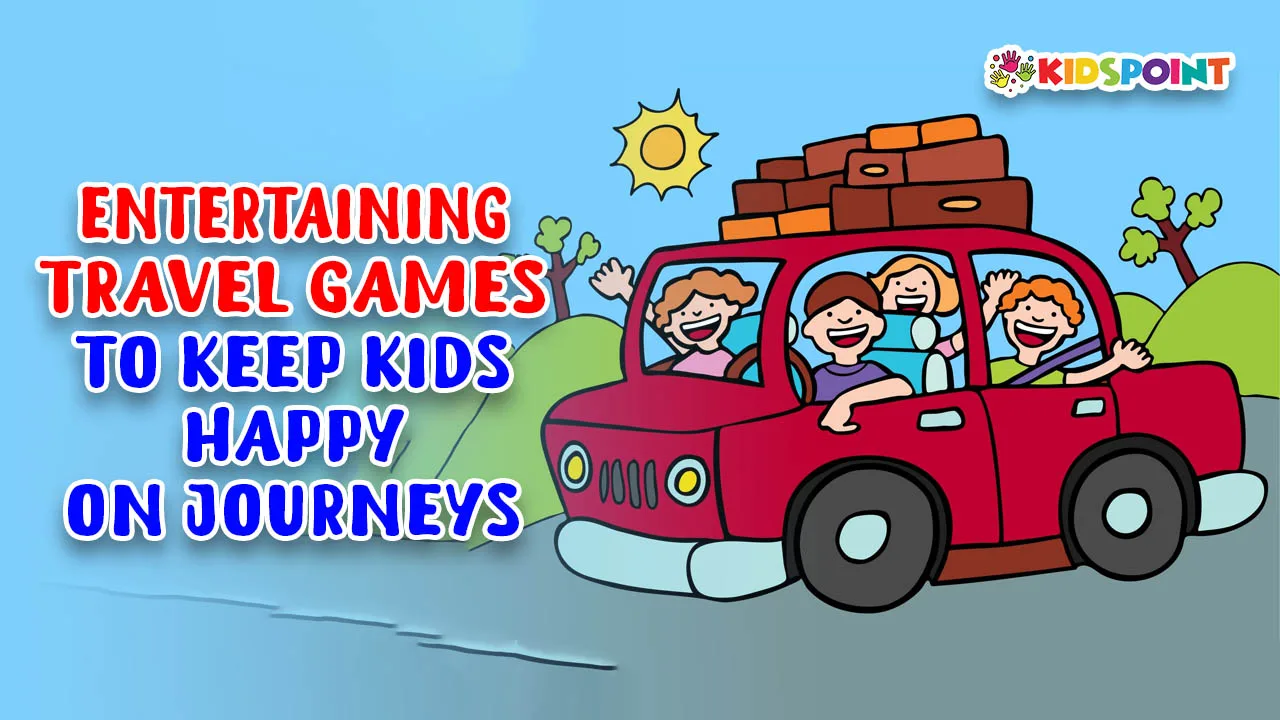 entertaining travel games to keep kids happy on journeys