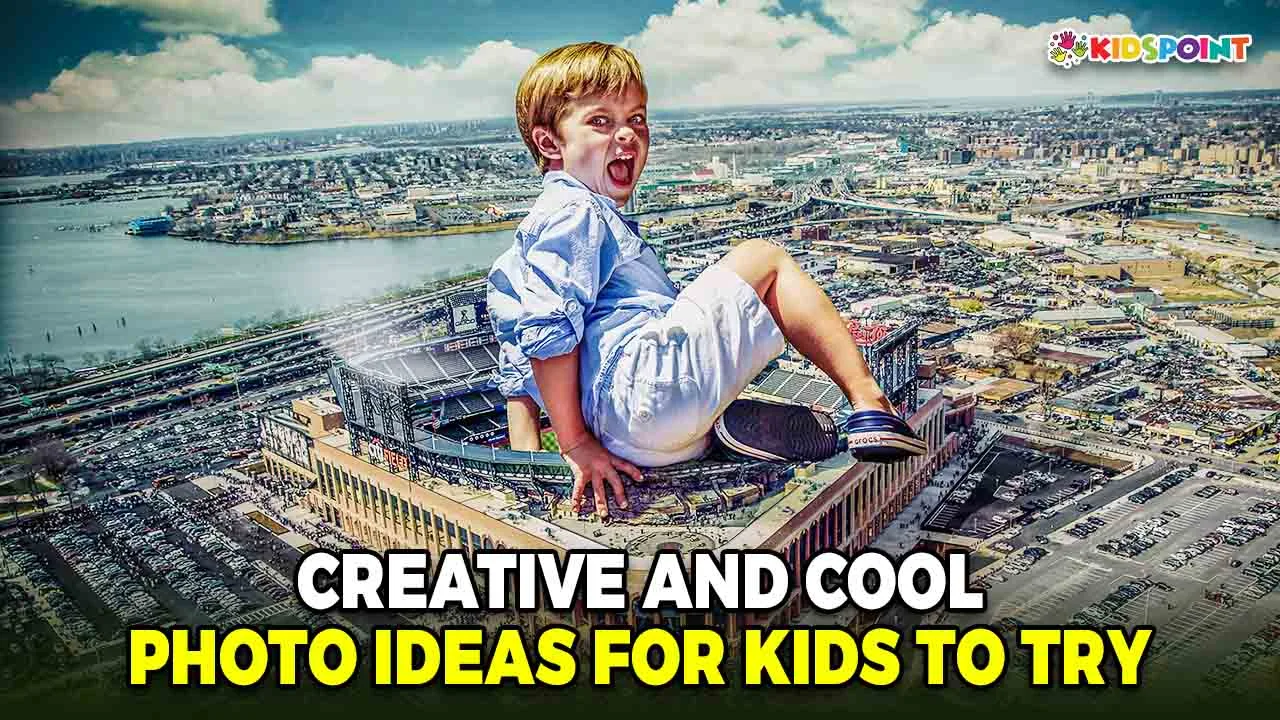 creative and cool photo ideas for kids to try