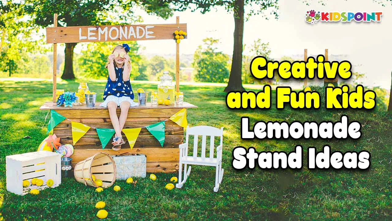 creative and fun kids lemonade stand ideas