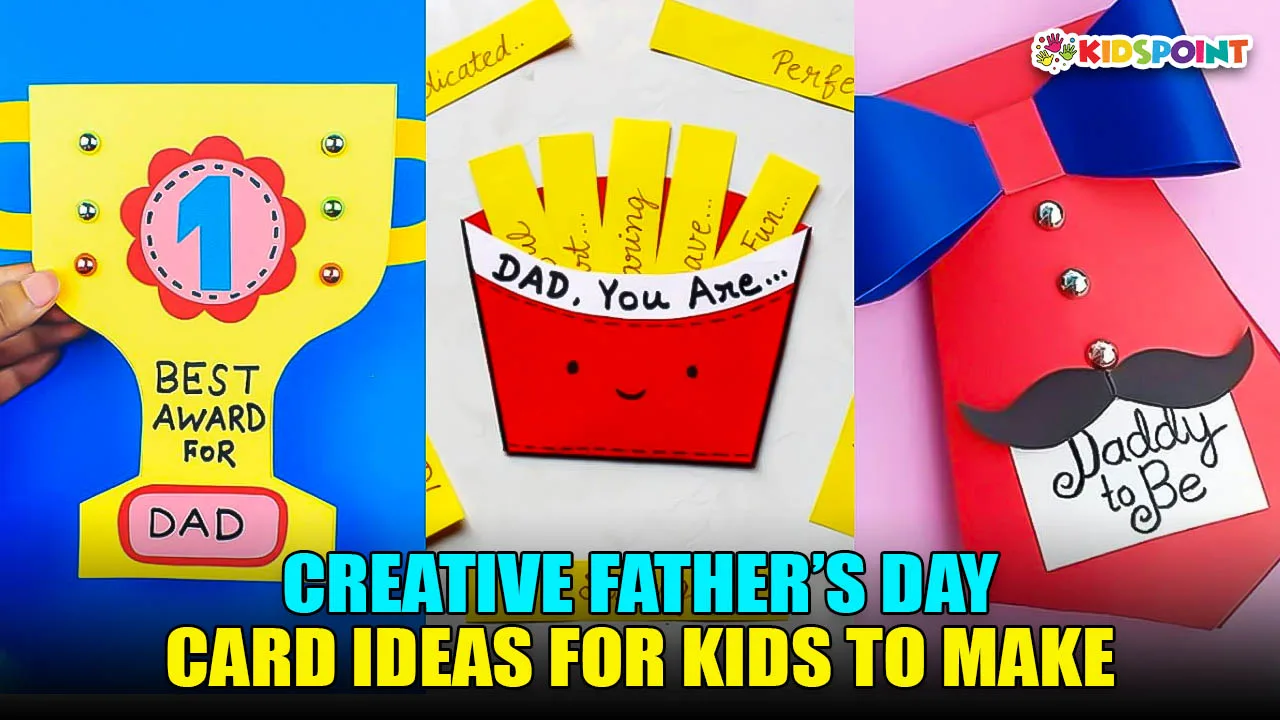 creative father’s day card ideas for kids to make