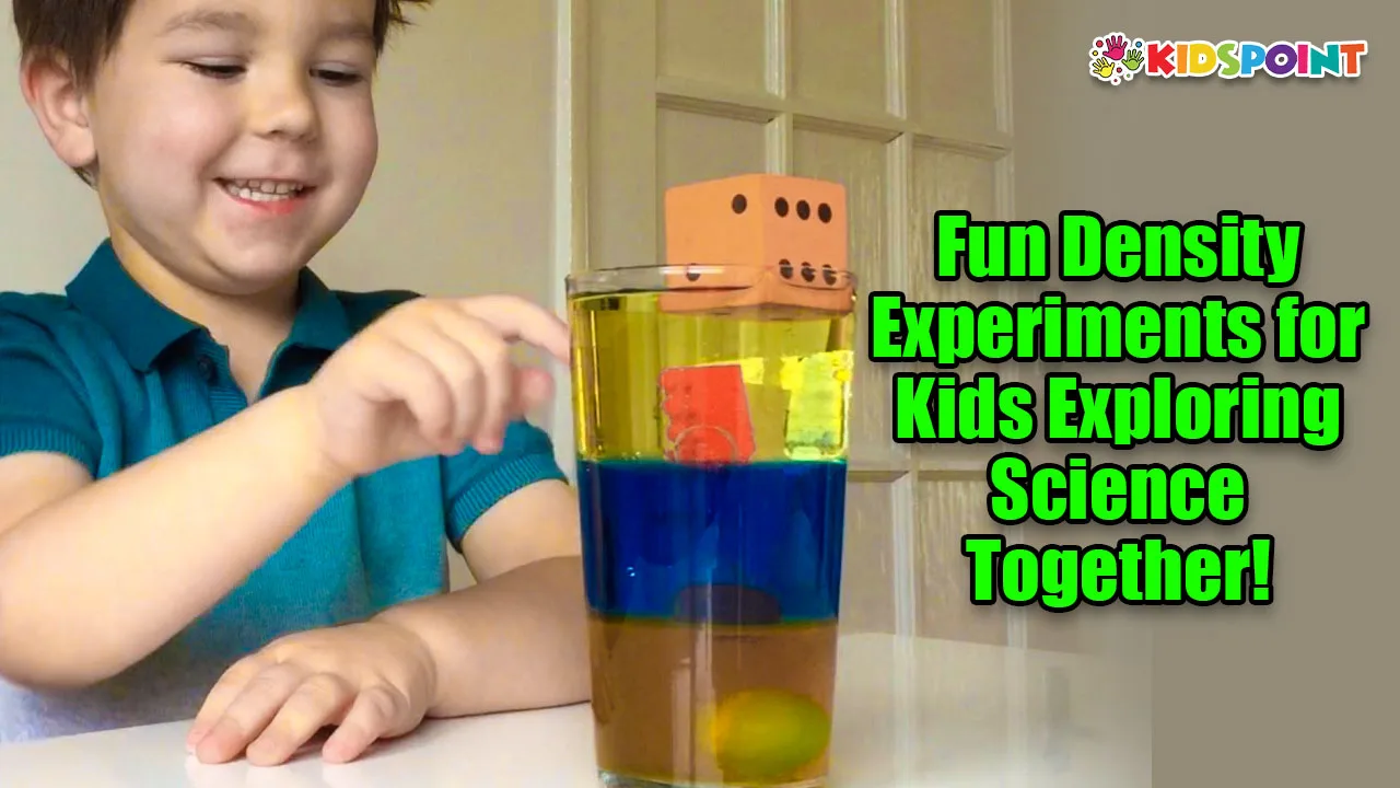 fun density experiments for kids exploring science together!