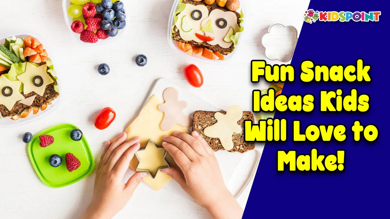 fun snack ideas kids will love to make!