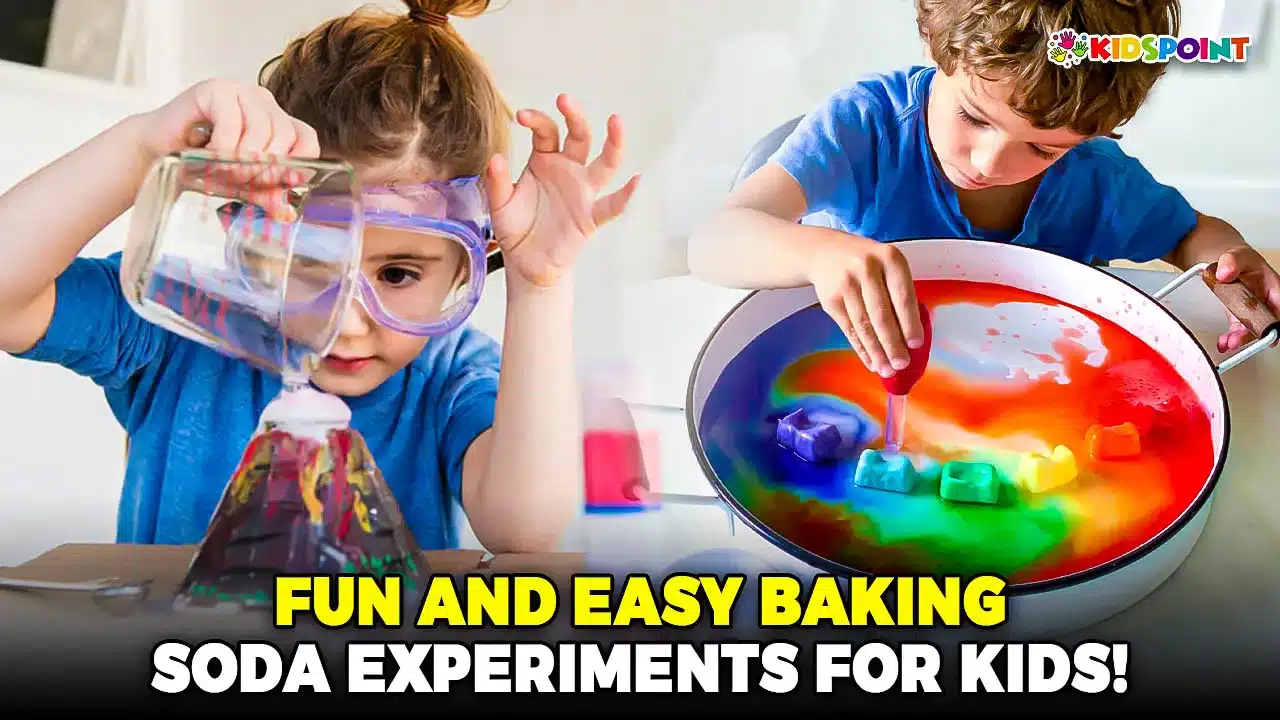 fun and easy baking soda experiments for kids!