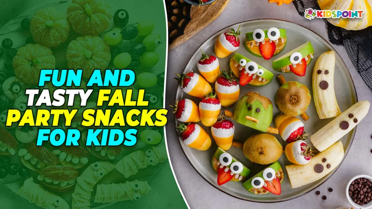 fun and tasty fall party snacks for kids