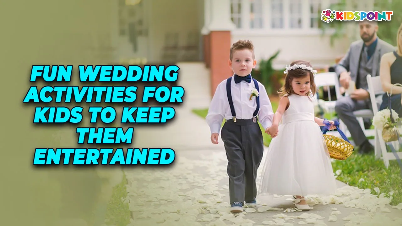 fun wedding activities for kids to keep them entertained