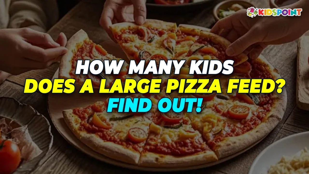 how many kids does a large pizza feed find out!