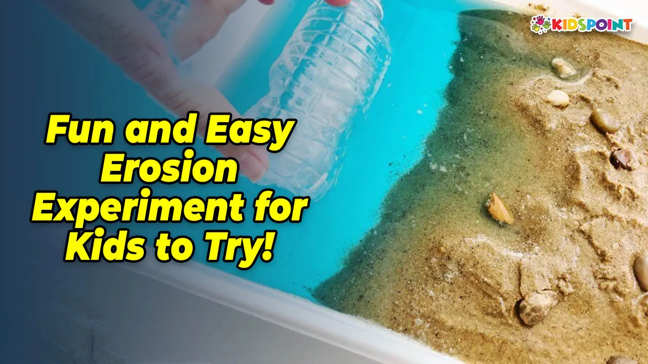 fun and easy erosion experiment for kids to try!