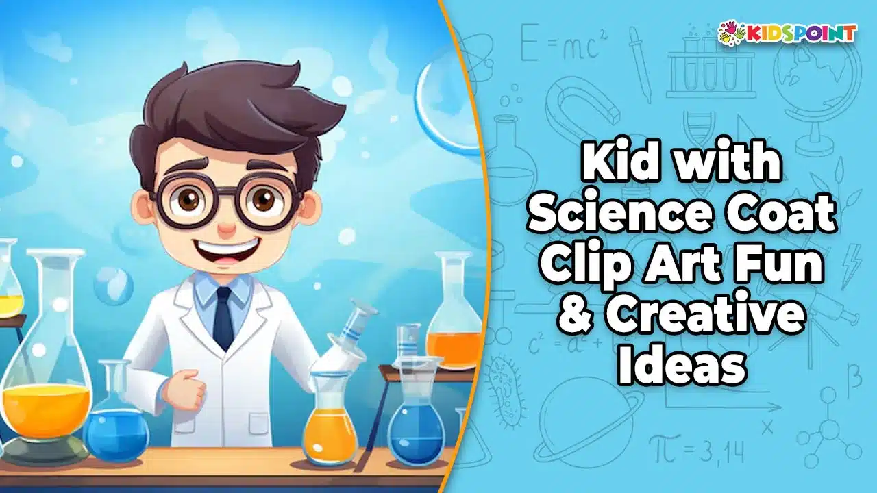 kid with science coat clip art fun & creative ideas