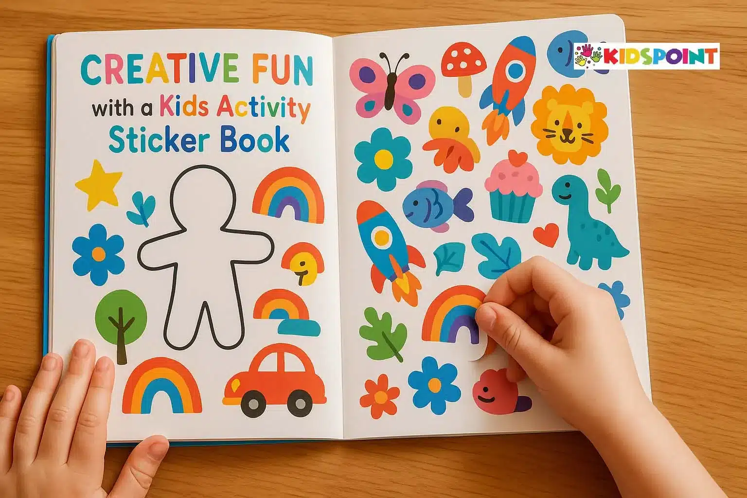 Creative Fun with a Kids Activity Sticker Book