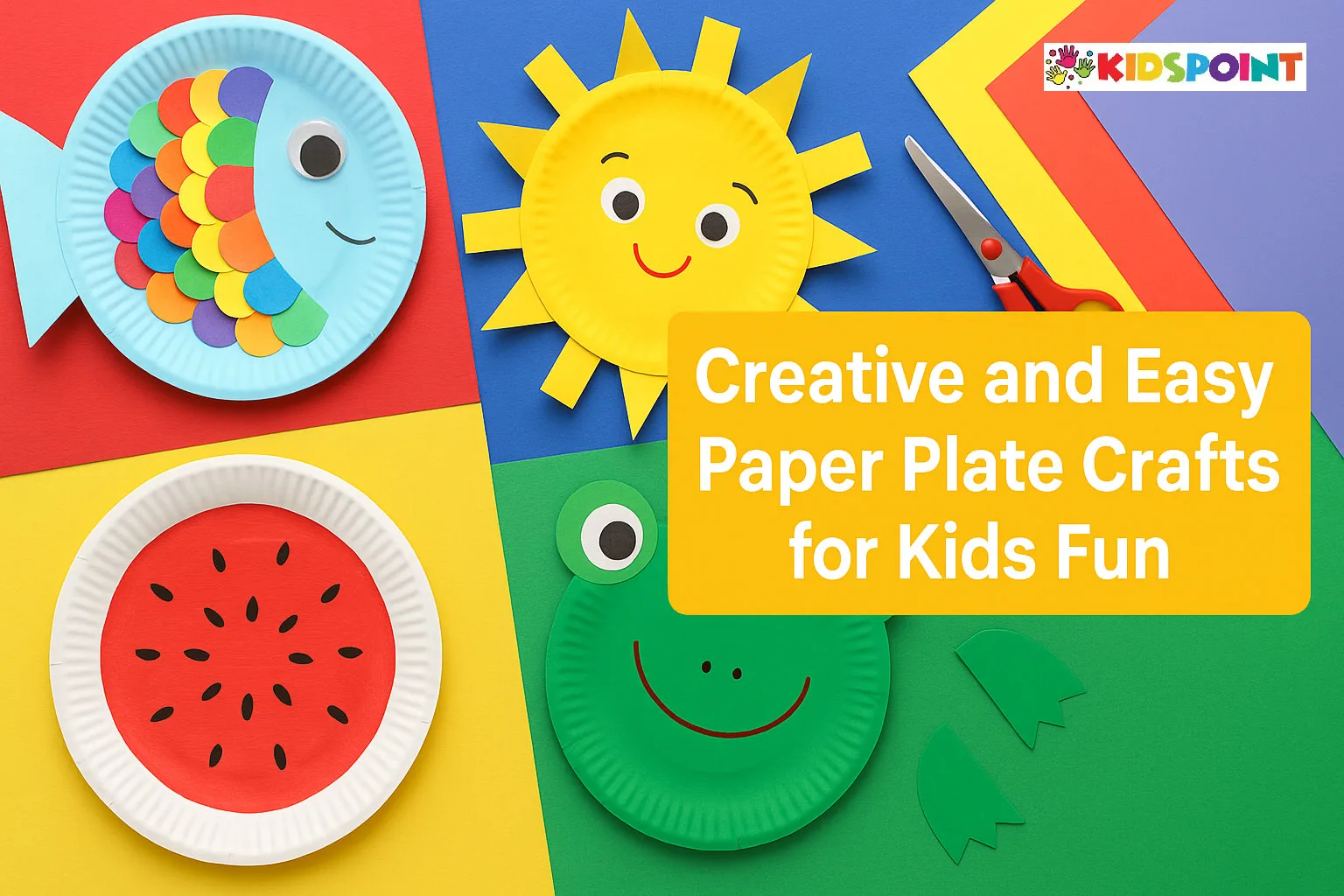 Creative and Easy Paper Plate Crafts for Kids Fun