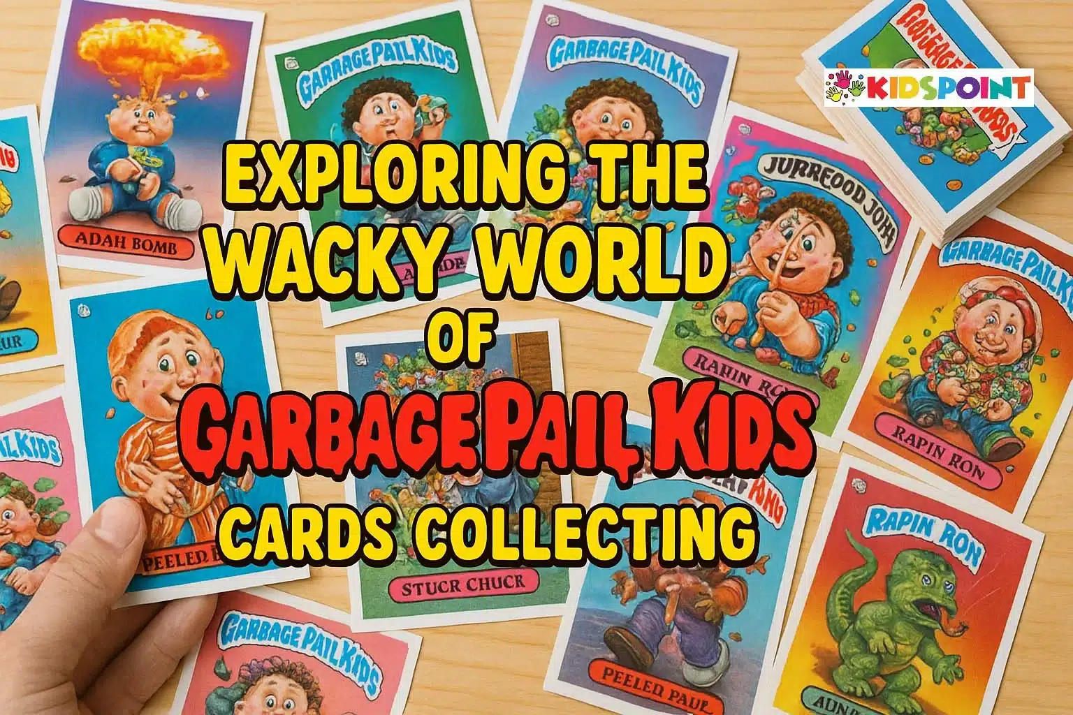 Exploring the Wacky World of Garbage Pail Kids Cards Collecting