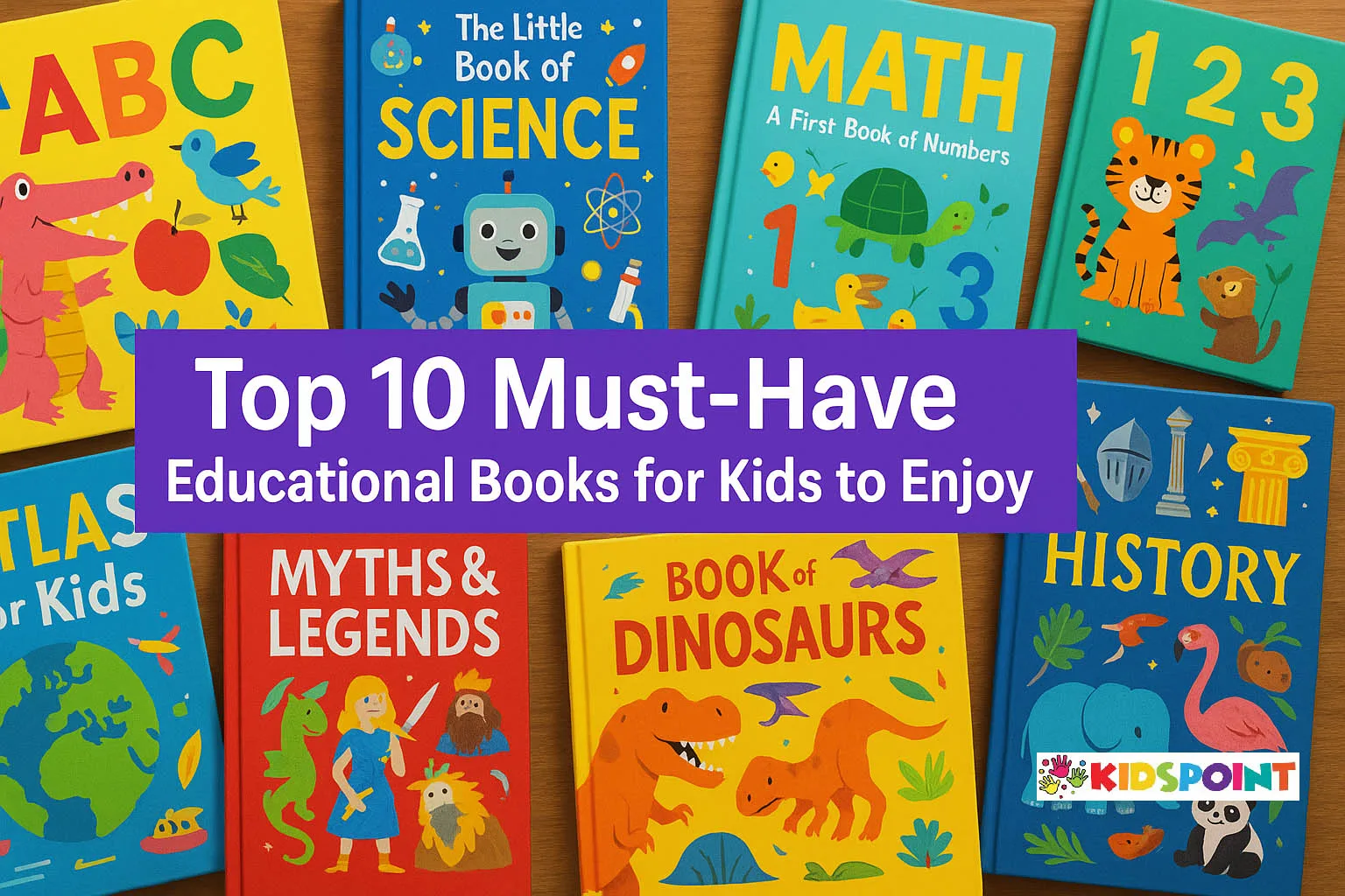 Top 10 Must-Have Educational Books for Kids to Enjoy