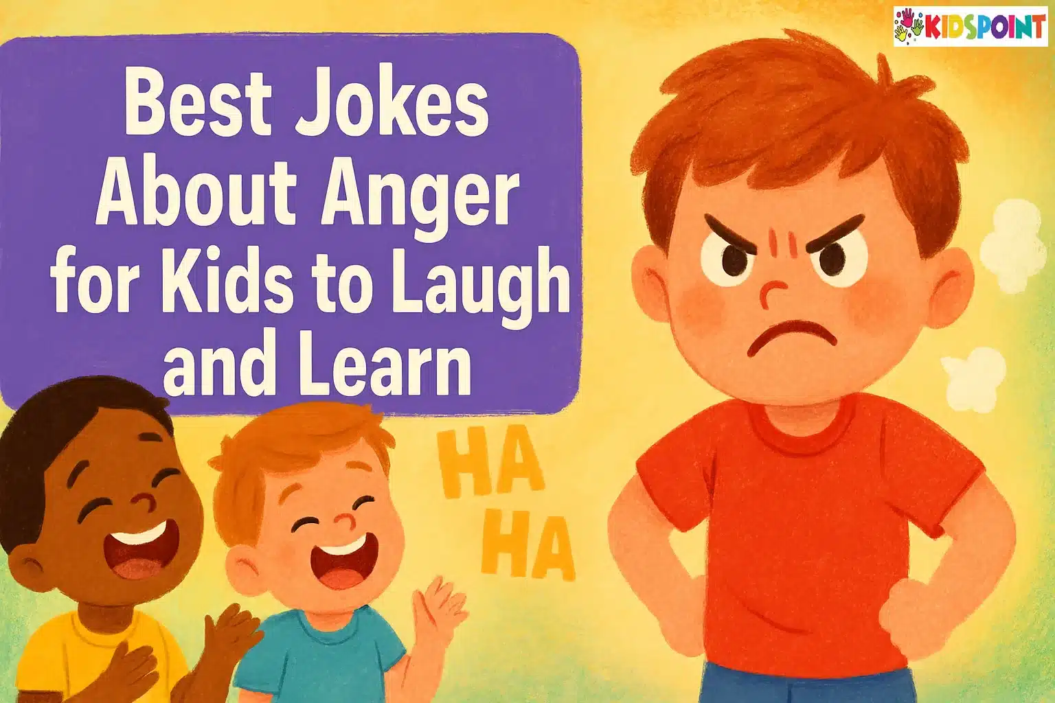 Best Jokes About Anger for Kids to Laugh and Learn