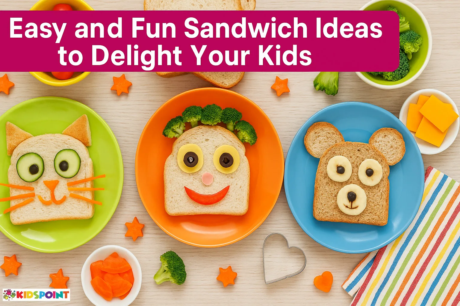 Easy and Fun Sandwich Ideas to Delight Your Kids