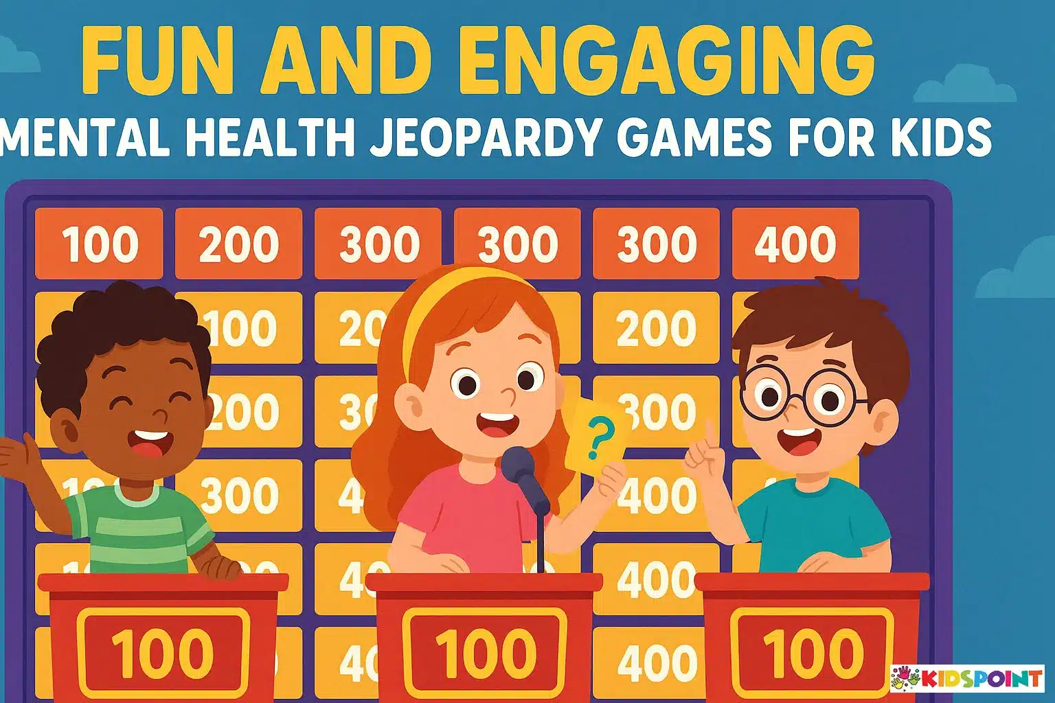 Fun and Engaging Mental Health Jeopardy Games for Kids