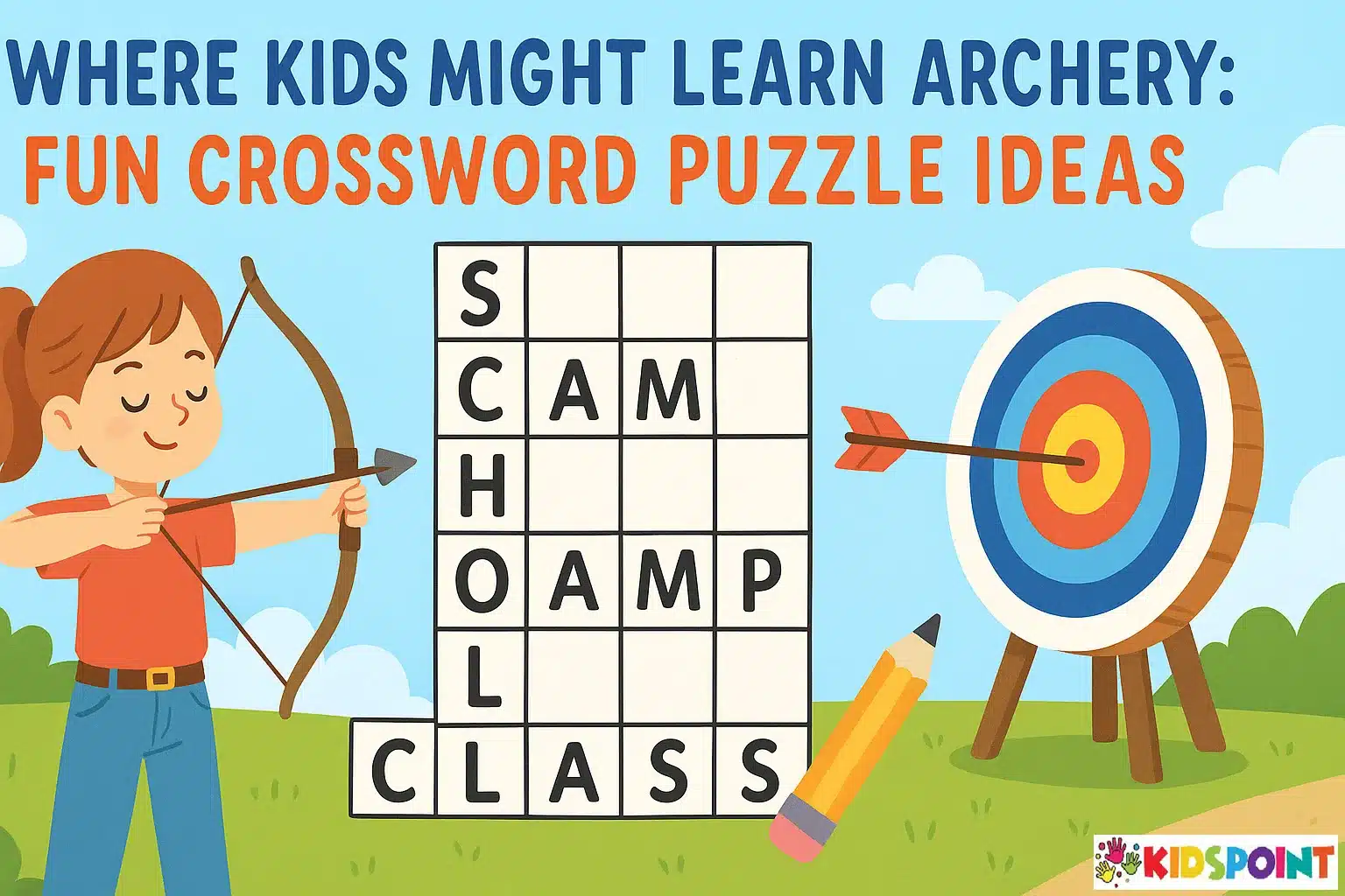 Where Kids Might Learn Archery: Fun Crossword Puzzle Ideas