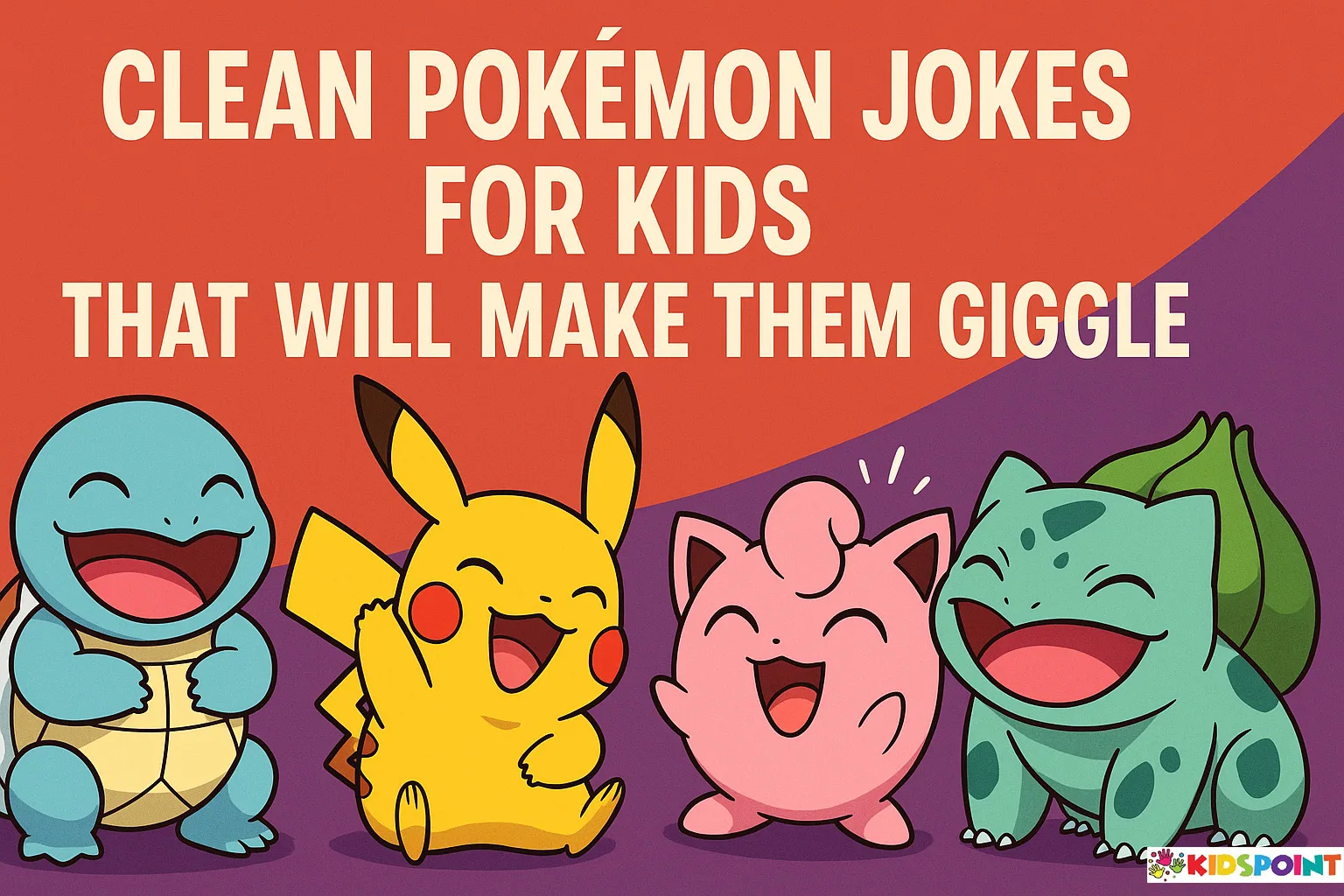 Clean Pokémon Jokes for Kids That Will Make Them Giggle