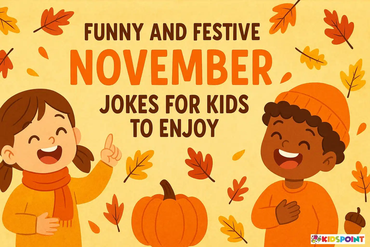 Funny and Festive November Jokes for Kids to Enjoy
