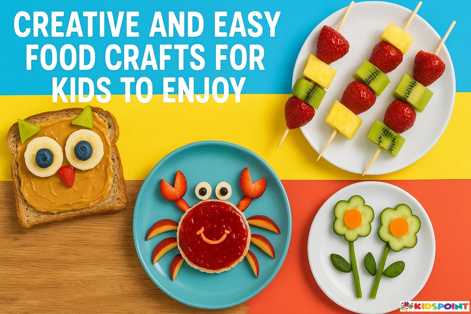 Creative and Easy Food Crafts for Kids to Enjoy