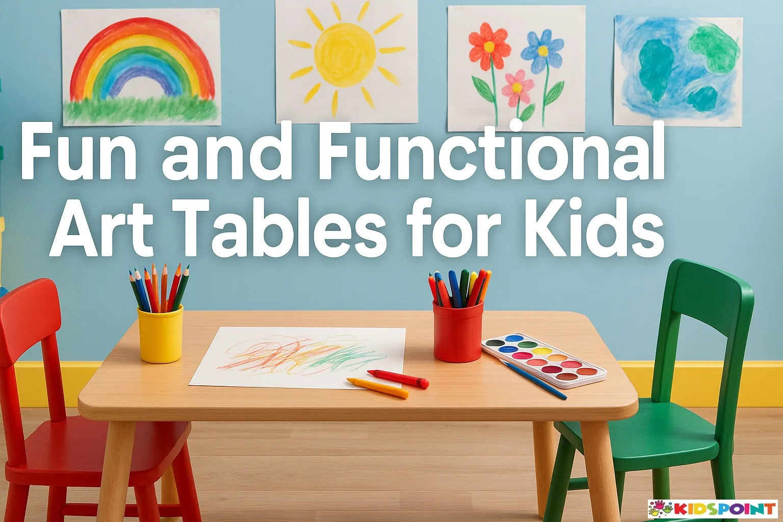 Fun and Functional Art Tables for Kids
