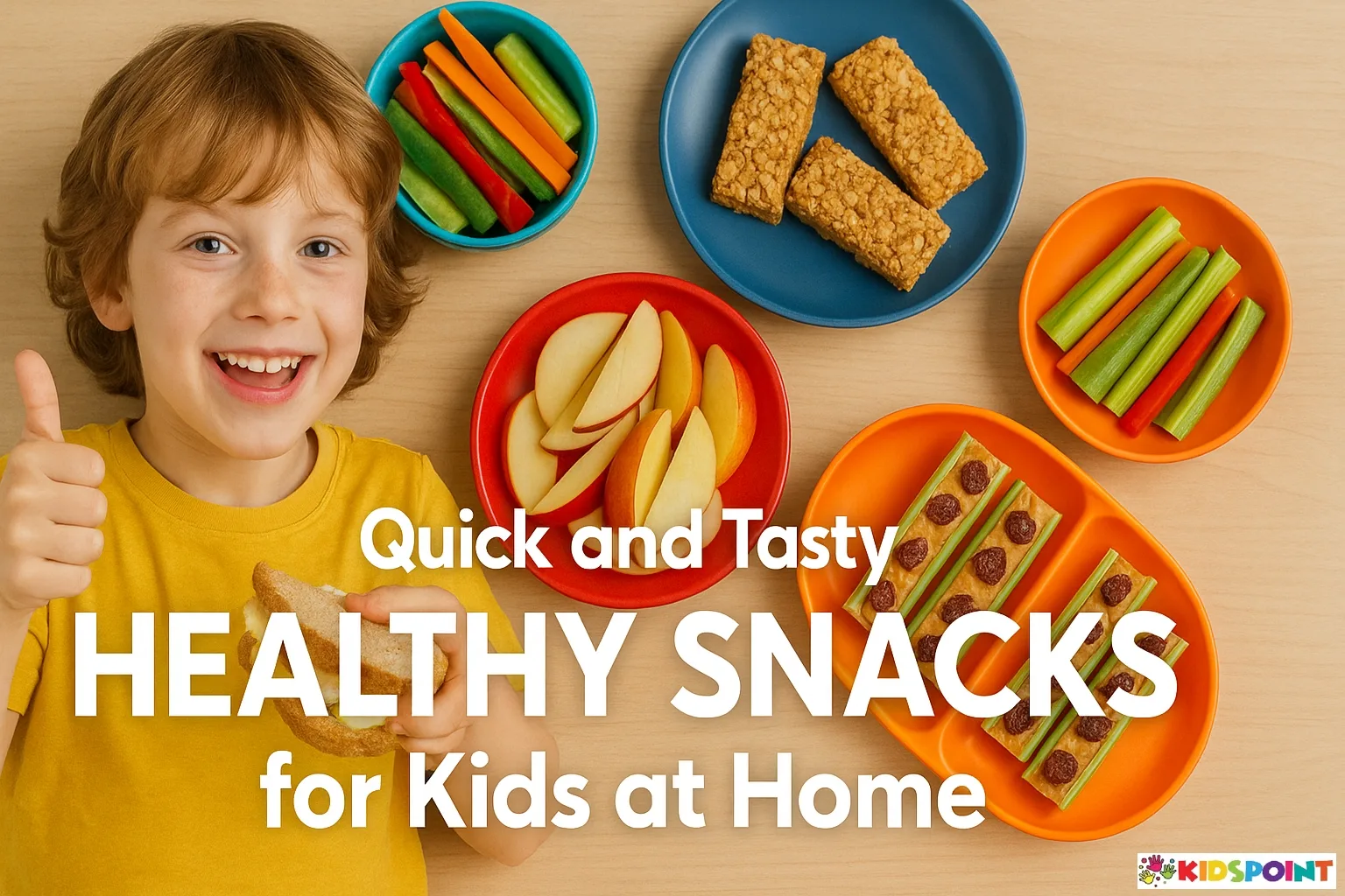 Quick and Tasty Healthy Snacks for Kids at Home