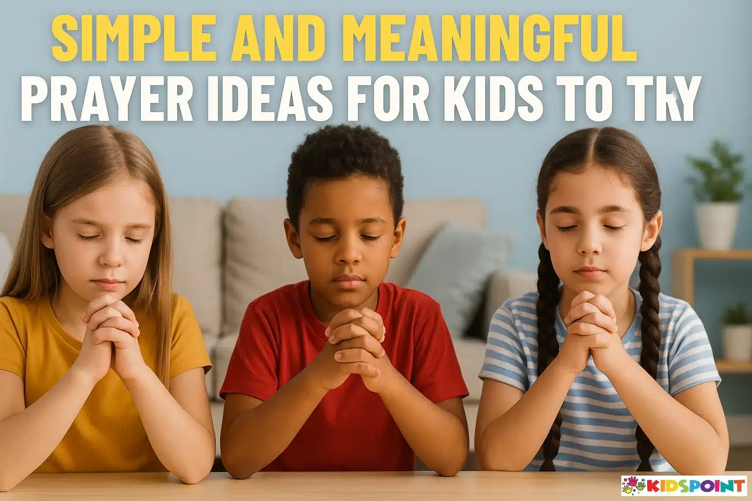 Simple and Meaningful Prayer Ideas for Kids to Try