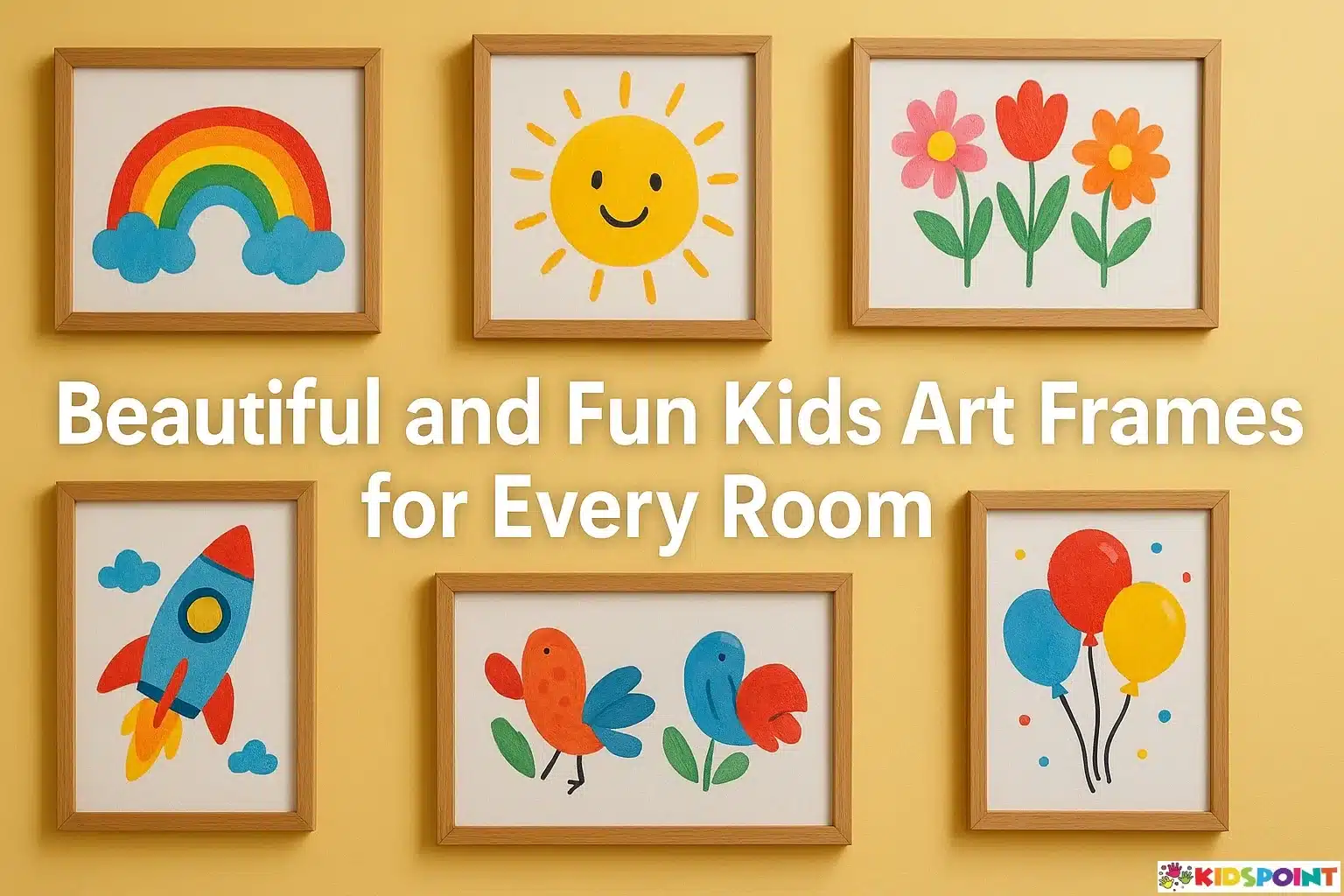 Beautiful and Fun Kids Art Frames for Every Room