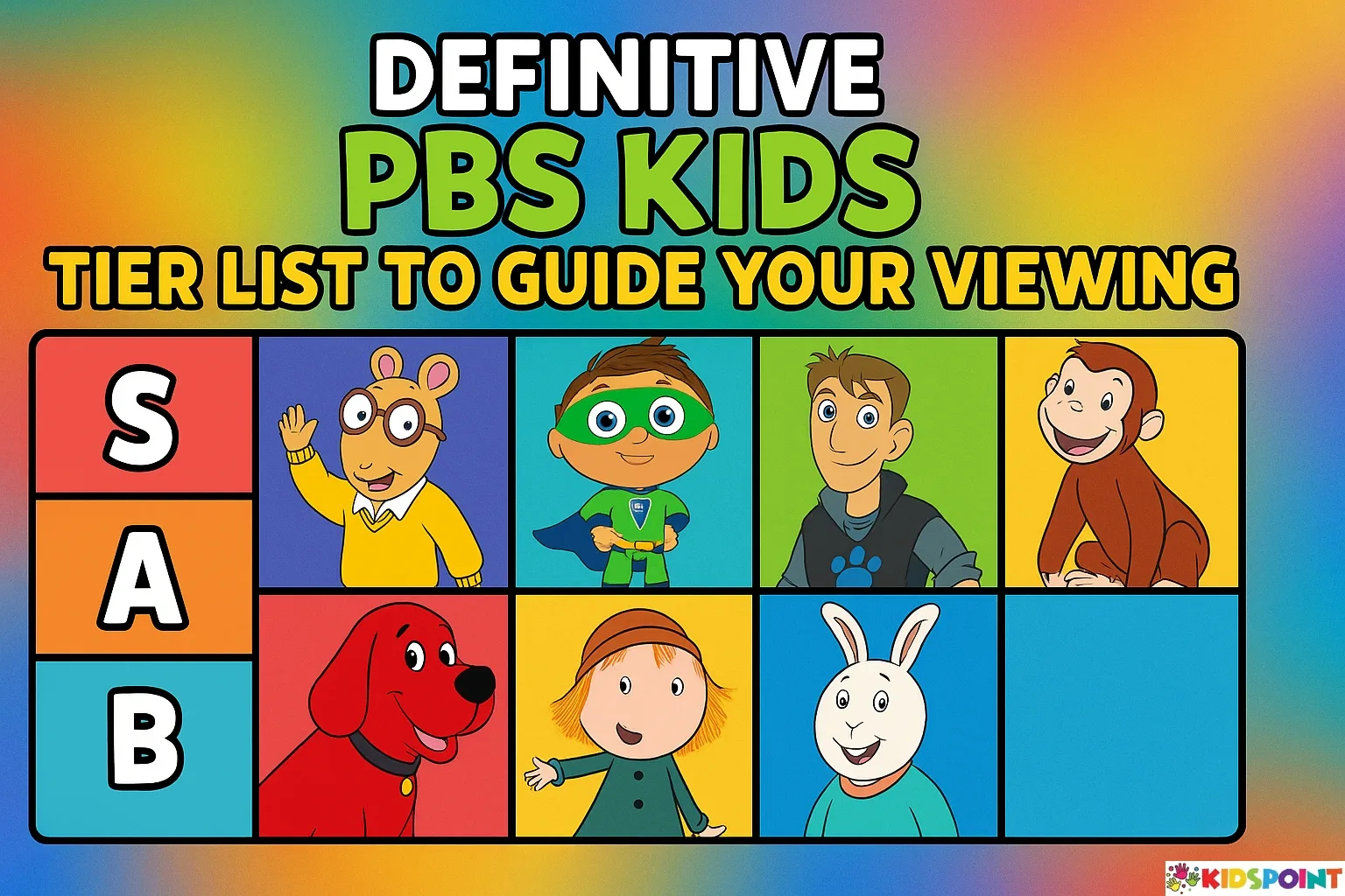 Definitive PBS Kids Tier List to Guide Your Viewing