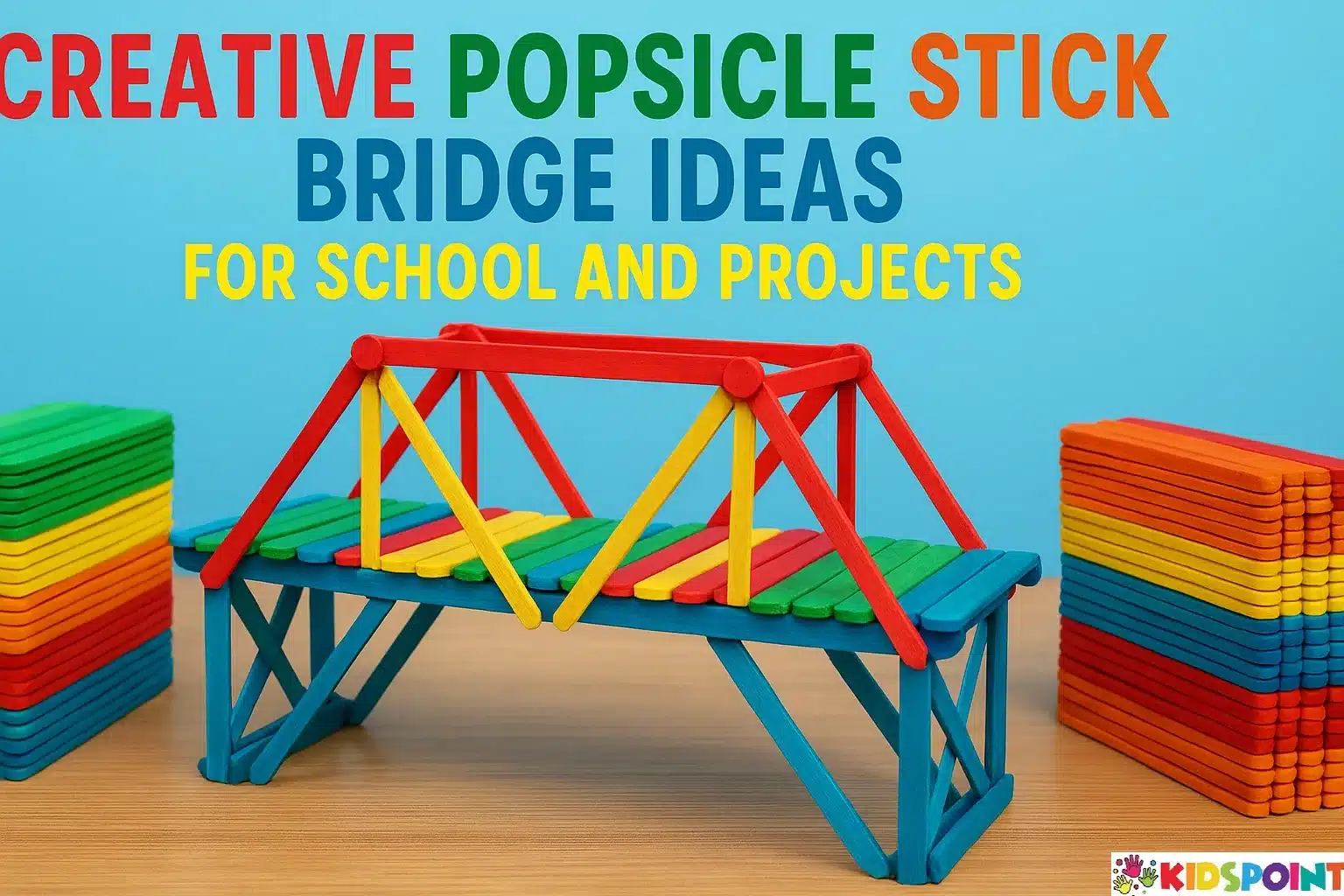 Creative Popsicle Stick Bridge Ideas for School and Projects