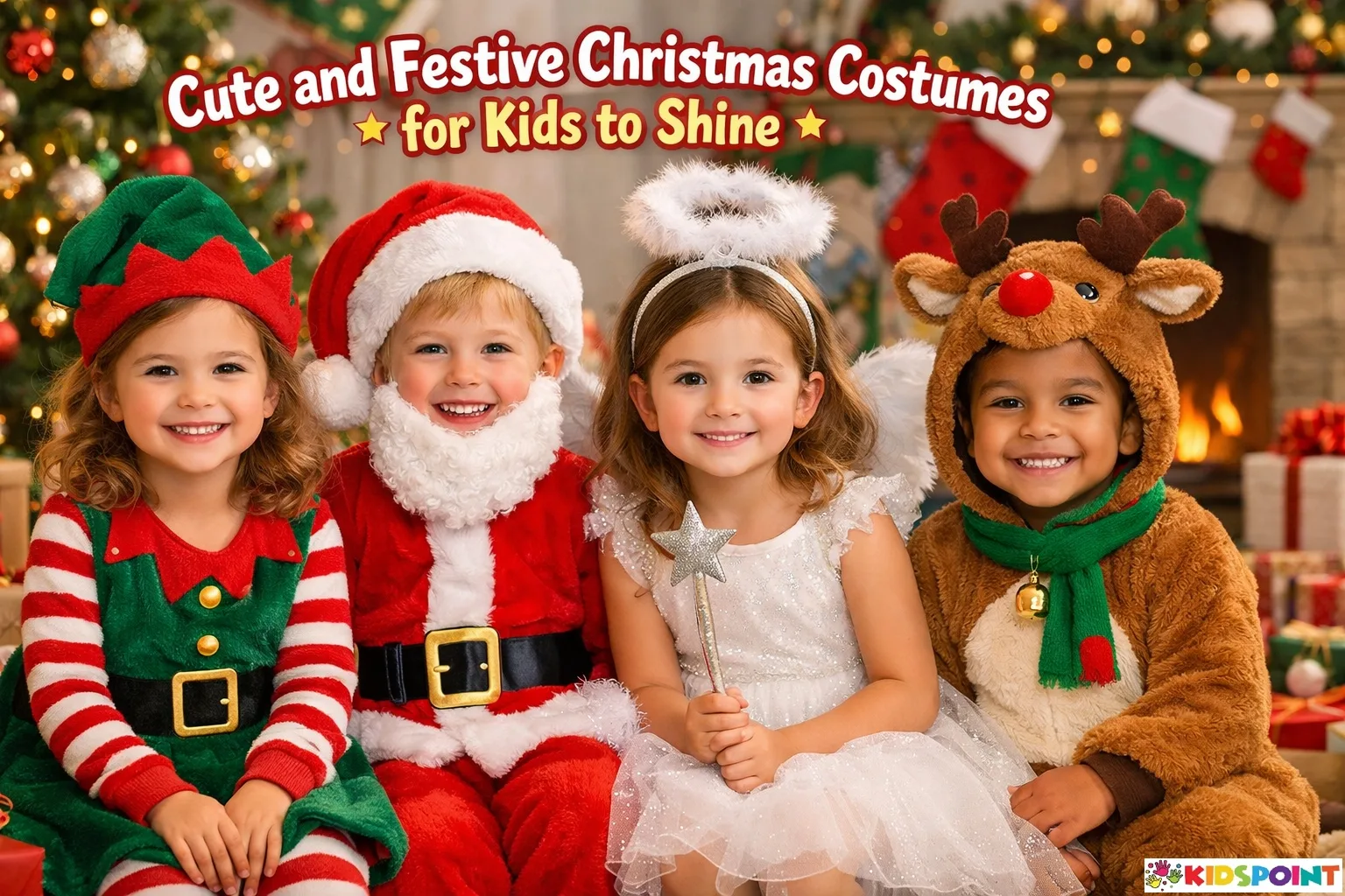 Cute and Festive Christmas Costumes for Kids to Shine