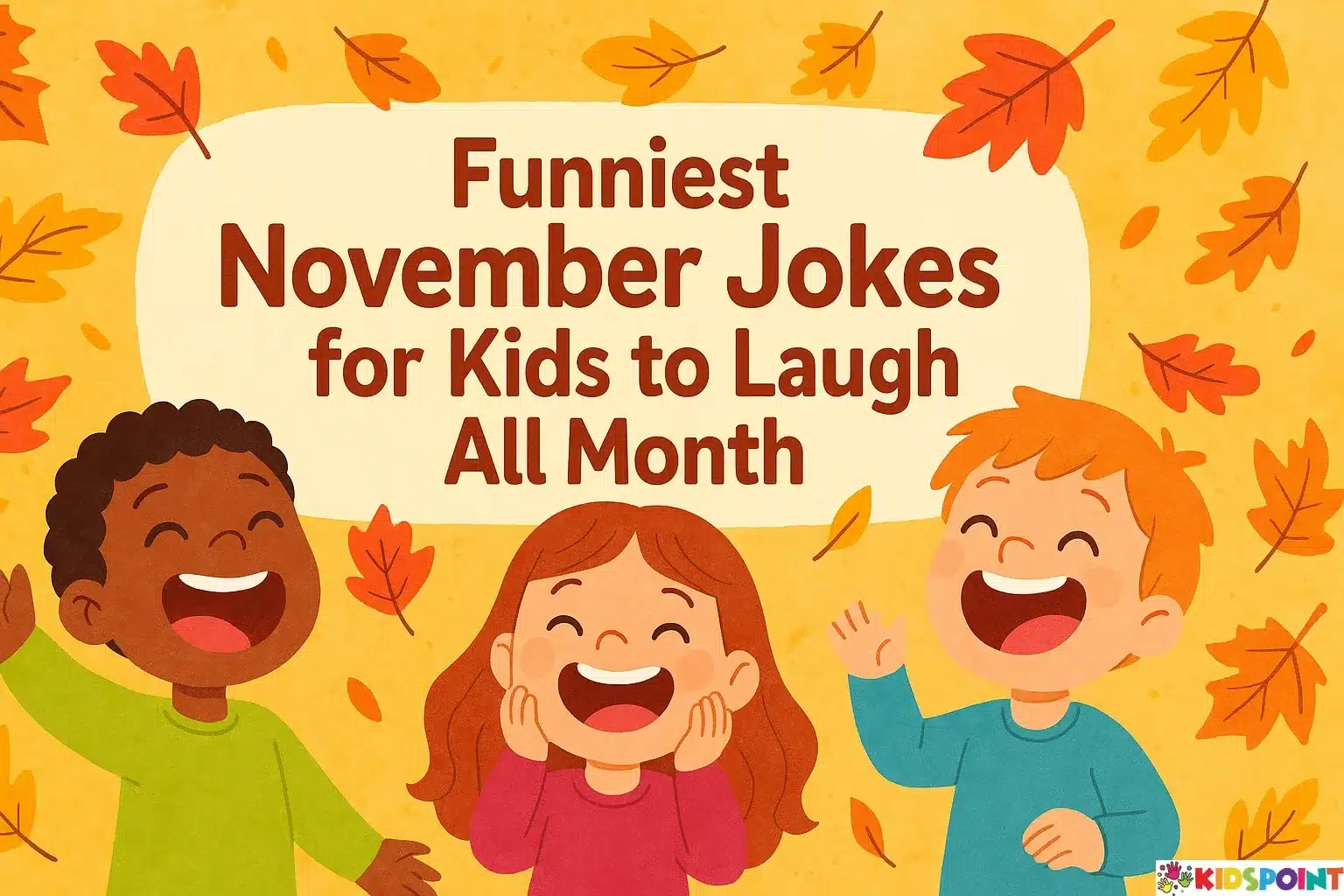 Funniest November Jokes for Kids to Laugh All Month