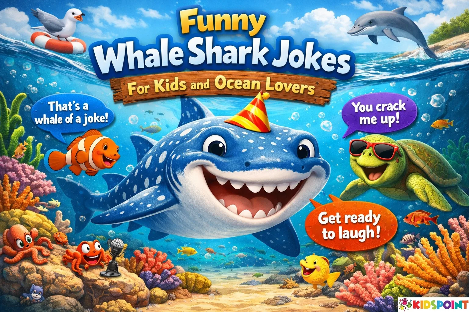 Funny Whale Shark Jokes for Kids and Ocean Lovers