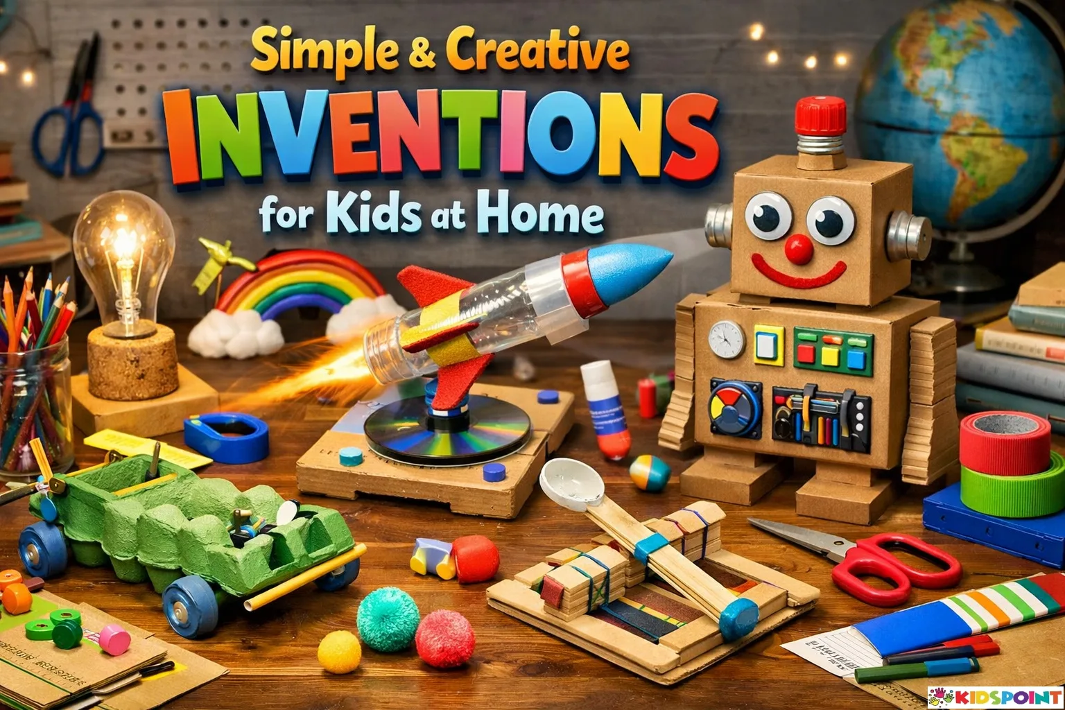 Simple and Creative Inventions for Kids at Home