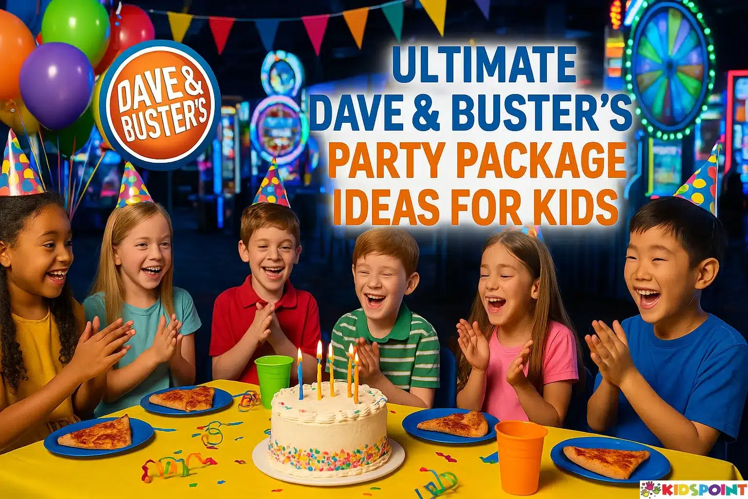 Ultimate Dave and Buster Party Package Ideas for Kids