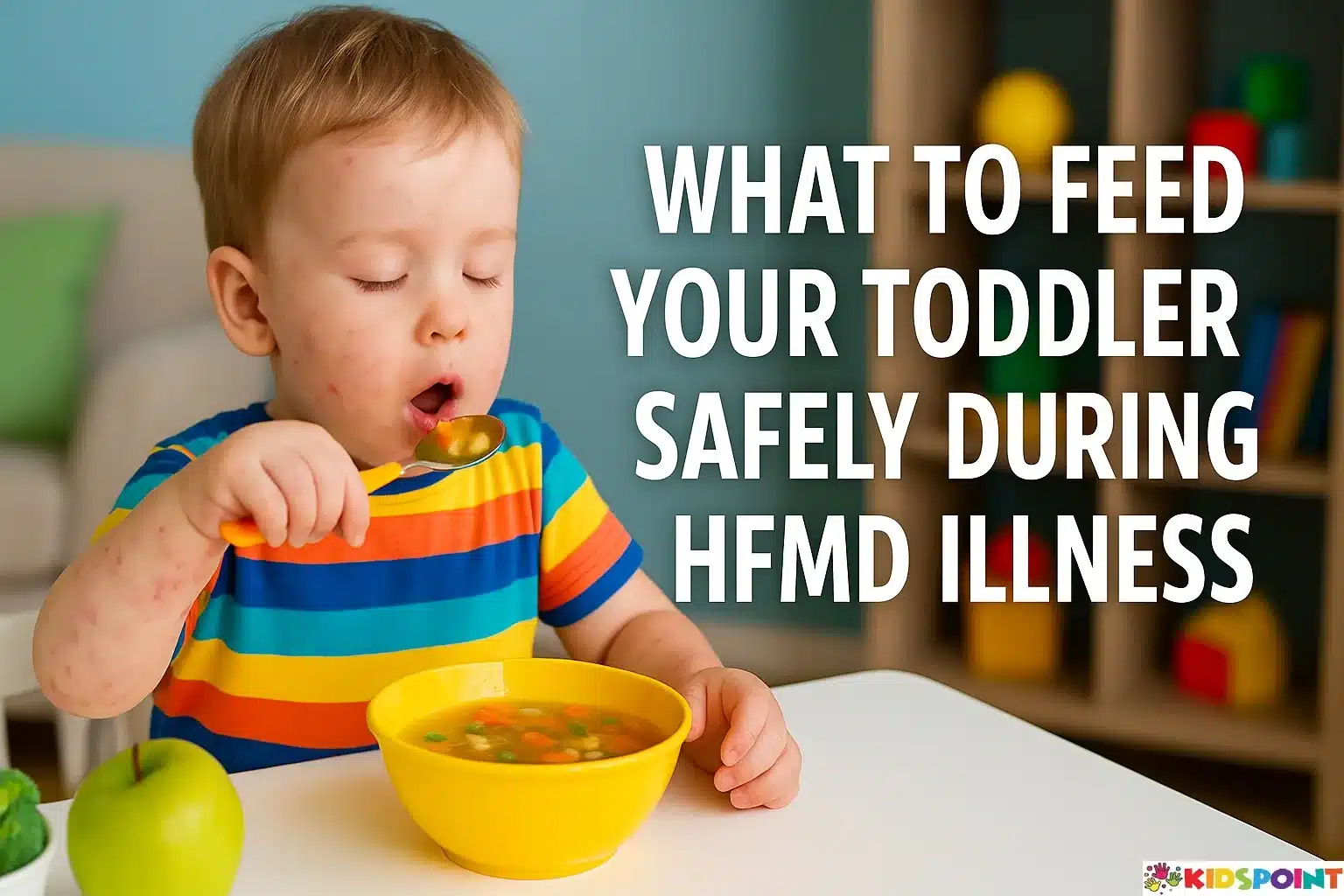 What to Feed Your Toddler Safely During HFMD Illness