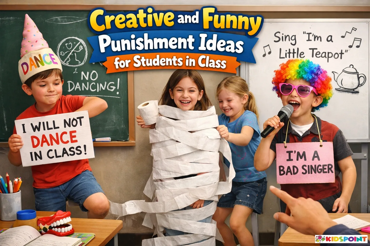 Creative and Funny Punishment Ideas for Students in Class