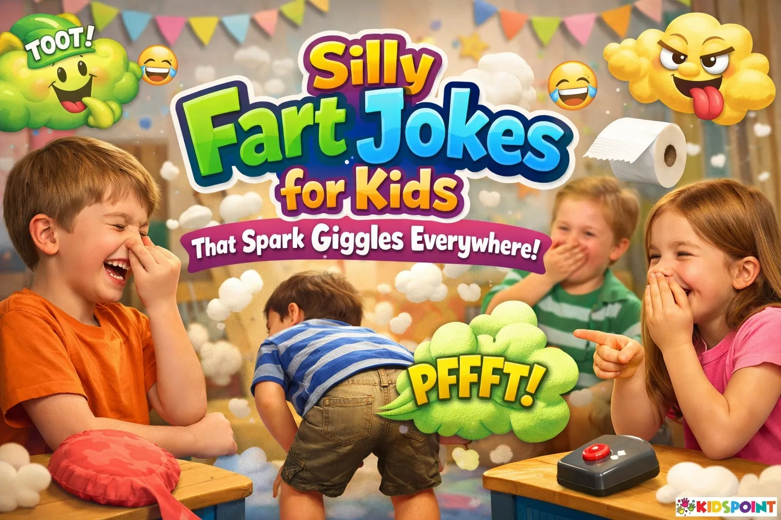 Silly Fart Jokes for Kids That Spark Giggles Everywhere