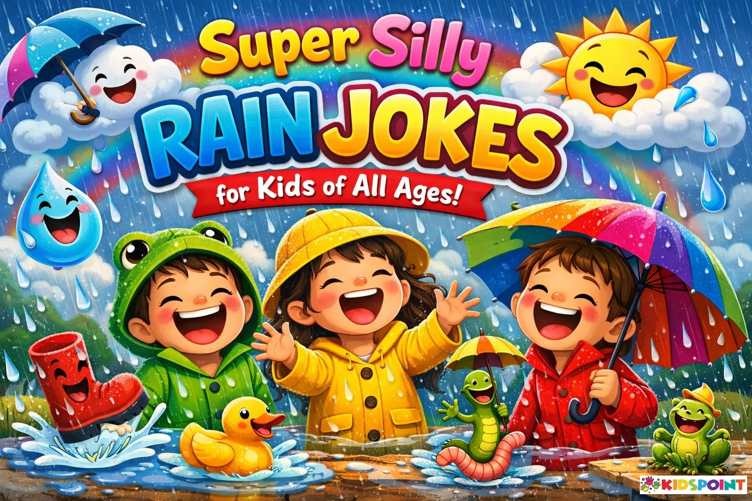 Super Silly Rain Jokes for Kids of All Ages