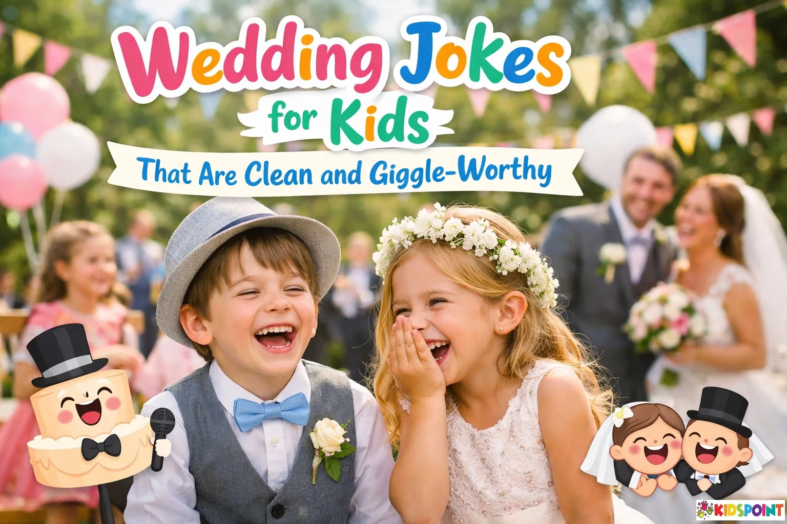 Wedding Jokes for Kids That Are Clean and Giggle-Worthy