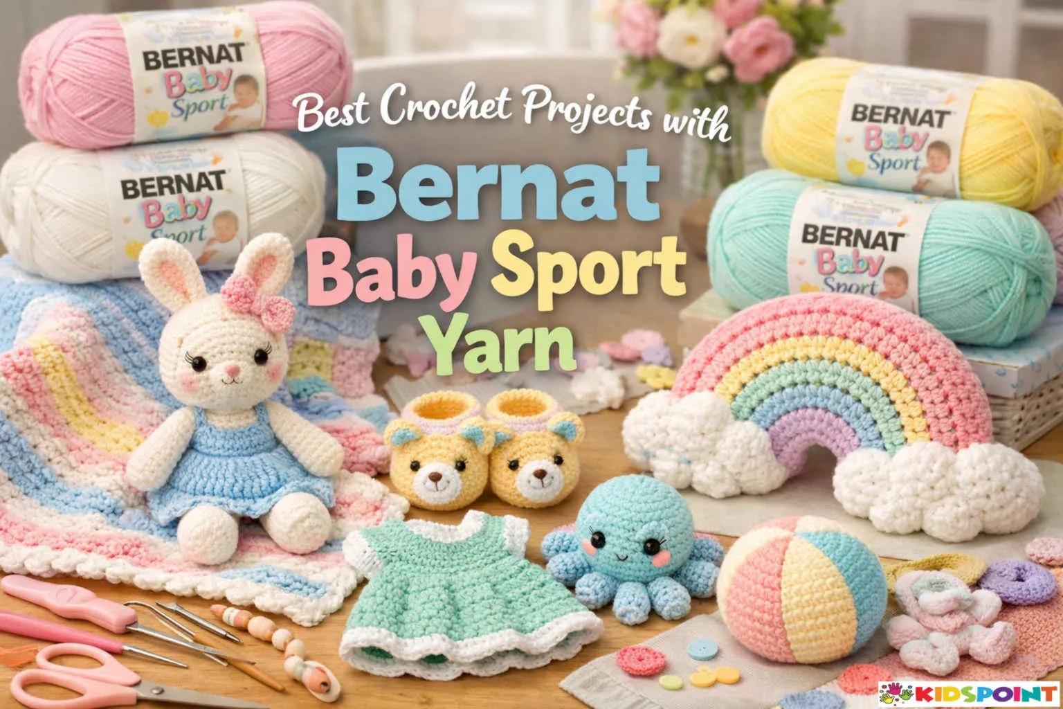 Best Crochet Projects with Bernat Baby Sport Yarn